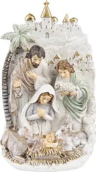 Vánoční dekorace Clayre & Eef 6PR4824 Svatá rodina 24 x 16 x 9 cm