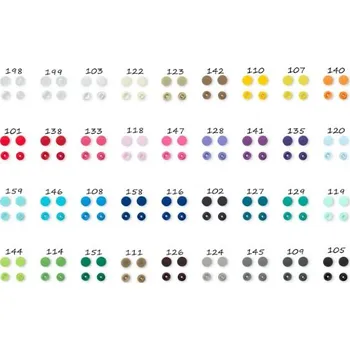 Plastové patentky Color Snaps (E) (Šicí potřeby)