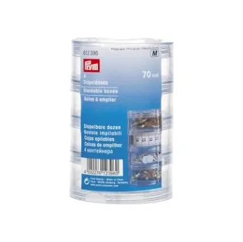 Plastové stohovatelné dózy Prym (E) (Šicí potřeby značky Prym)