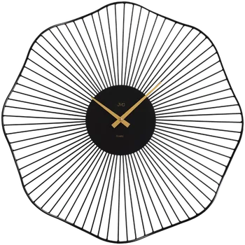 Hodiny Designové nástěnné hodiny JVD černé | Tichý chod | Ověřeno 1000+ zákazníky | Nástěnné hodiny | Do obýváku či kanceláře | Hodiny na zed | ROMERO quartzový strojek