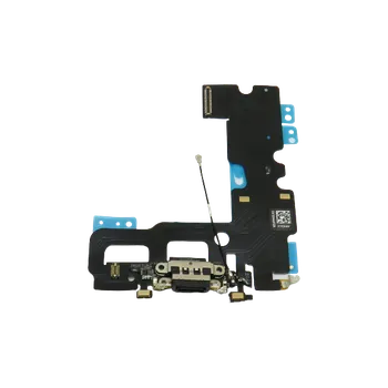 Apple iPhone 7 Nabíjecí Konektor + Mikrofon + Flex Kabel - barva černá