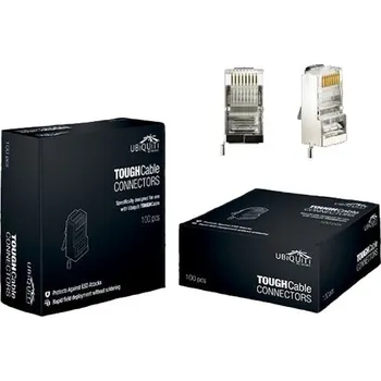 Síťový prvek Ubiquiti Networks TC-CON kabelový konektor Rj-45 Stříbrná