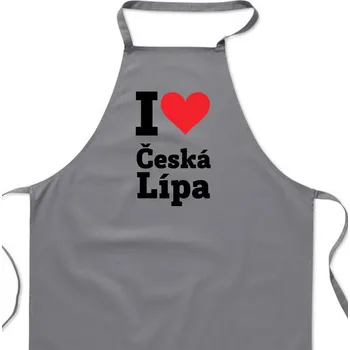 Kuchyňská zástěra Zástěra šedá - Česká Lípa