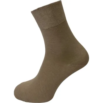 Pánské ponožky Bavlněné ponožky béžové - hladké, Velikost: 46 - 47 (11 - 12), Barva: Béžová
