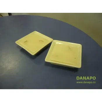 Vánoční dekorace DANAPO Svíčka s keramickou miskou Love 100x30 vonná