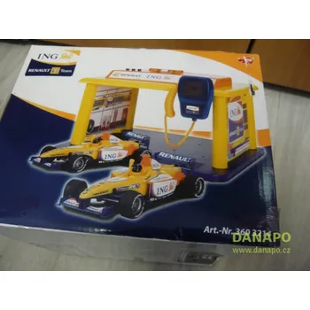 Houpací kůň Dickie Toys Dětská stanice Renault F1 Team 2x Formule Dickie