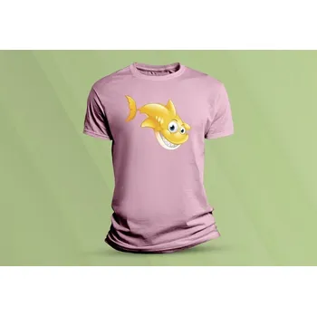 Chlapecké oblečení Dětské bavlněné tričko Shark 3. Růžová velikost 116