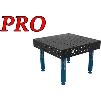 Dílenský stůl GPPH Svařovací stůl PRO (15mm) - 1200x1200mm - díry o průměru 16mm, mřížka 100x100mm, nohy