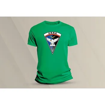 Dětské bavlněné tričko Erb Útvar rychlého nasazení. velikost 104 (3-4 roky) Zelená