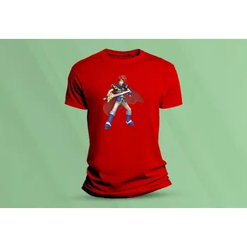 Dětské bavlněné tričko Roy - Fire Emblem. Červená velikost 128 (7-8 let)