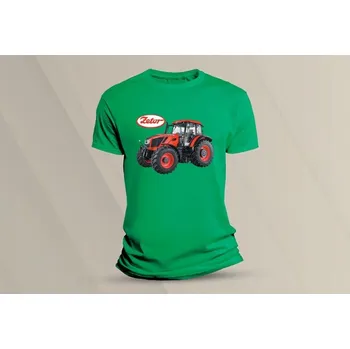 Dětské bavlněné tričko Traktor Zetor. velikost 104 (3-4 roky) Zelená