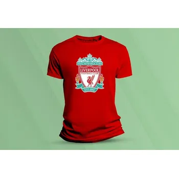 Dětské bavlněné tričko Liverpool. Červená velikost 116 (5-6 let)