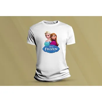 Bavlněné dětské tričko Frozen 1 Bílá velikost 152 (12-13 let)