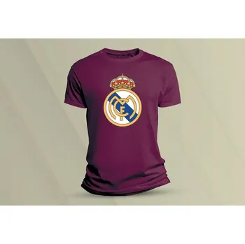 Dětské bavlněné tričko Real Madrid. velikost 140 (9-11 let) Vínová