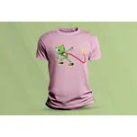 Dětské bavlněné tričko Chameleon Twist. Růžová velikost 116