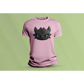 Chlapecké oblečení Dětské bavlněné tričko Bezzubka. Růžová velikost 116