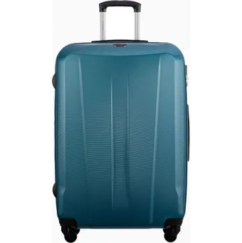 PUCCINI Kvalitní velký cestovní kufr L Paris ABS803A 5A zelený 116l