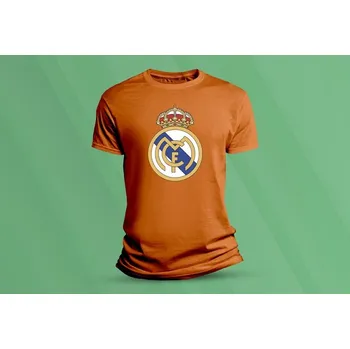 Chlapecké tričko Dětské bavlněné tričko Real Madrid. velikost 116 (5-6 let) Oranžová
