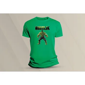 Dětské bavlněné tričko Hulk. velikost 152 (12-13 let) Zelená