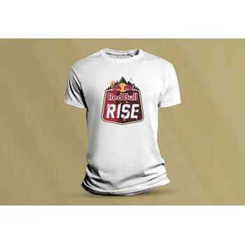 Dětské bavlněné tričko Red Bull Rise. Bílá velikost 128 (7-8 let)