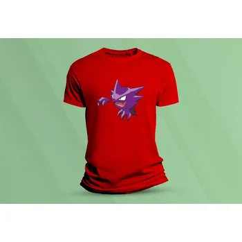 Chlapecké tričko Dětské bavlněné tričko Pokémon Haunter. Červená velikost 104 (3-4 roky)