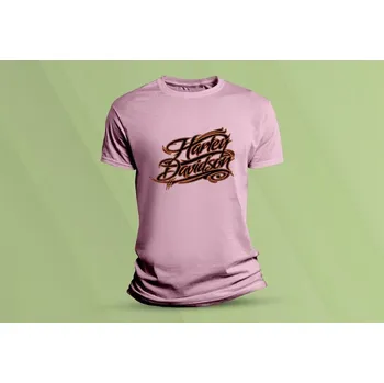 Chlapecké tričko Dětské tričko s potiskem Harley-Davidson 8 Růžová velikost 140 (9-11 let)
