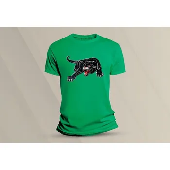 Chlapecké tričko Dětské bavlněné tričko Puma 2. velikost 104 Zelená