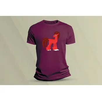 Chlapecké tričko Dětské bavlněné tričko Retrotech. velikost 104 (3-4 roky) Vínová