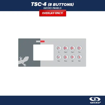 Gecko Alliance Gecko Ovládací panel TSC-4 (8 Buttons) - Polep/ nálepka - 9916-100094