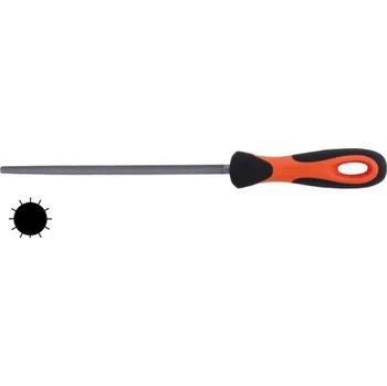 Kulatý pilník s rukojetí Bahco, délka 250mm, Sek 1 - hrubý