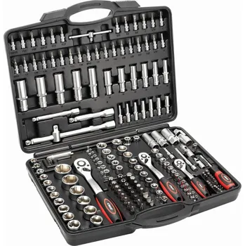 Klíč CIMCO Sada šroubových nástavců 1/4", 3/8" a 1/2" (171 ks) 113110