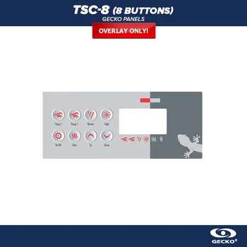 Gecko Alliance Gecko Ovládací panel TSC-8 (8 Buttons) - Polep/ nálepka - 9916-100130