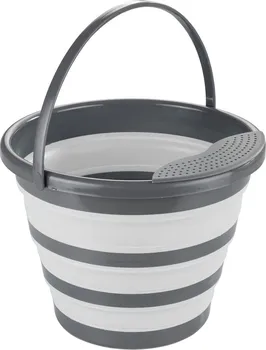 kbelík Wenko Skládací silikonový kbelík 10 l šedý