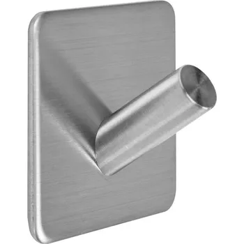 Věšák FALA Jednoduchý háček úhlový nalepovací 3M Steely