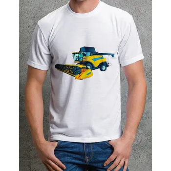 Pánské tričko tričko New Holland cr9090 II S (tričko s kombajnem )