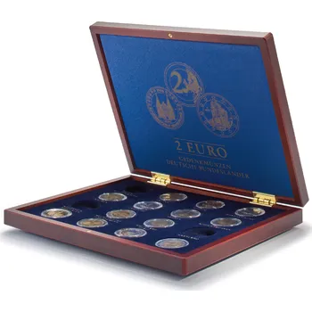 Obal pro sběratelský předmět Leuchtturm Kazeta pro 16 pamětních €2 mincí Deutsche Bundesländer