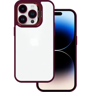 Pouzdro na mobilní telefon Pouzdro Tel Protect Kickstand pro Iphone 12 Pro Max vínové