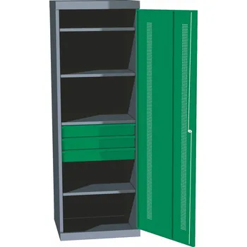 Dílenská skříň Economy EPD01B, 4 police, 3 zásuvky, slevy