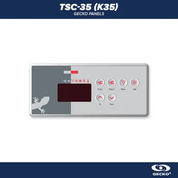 Gecko Alliance Gecko Ovládací panel TSC-35 (6 Buttons) - 0202-007143