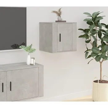 Obývací pokoj vidaXL Nástěnná TV skříňka 40 x 34,5 x 40 cm [816648] Barva: Betonová šedá