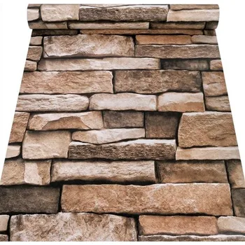 Tapeta Samolepicí tapety kámen ukládaný hnědý 9245