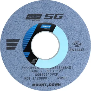 Příslušenství k nářadí NORTON-CLIPPER Broušení na plocho 01 Plochý kotouč 406x50x127mm Zr 46 Norton SGB
