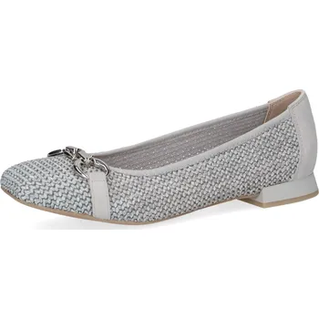 Dámské lodičky Dámské kožené baleríny 9-22503-42-829 Caprice modré Barva: lt.blue comb, Velikost: 39