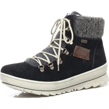 Dámská zimní obuv Zimní kotníková obuv Y4330 RIEKER černá Barva: black/com, Velikost: 40