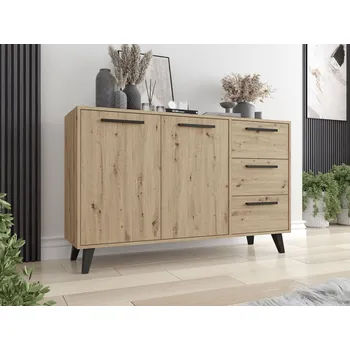 Komoda Komoda Korku 2D3S, Barva: dub artisan MIRJAN 5903211304354