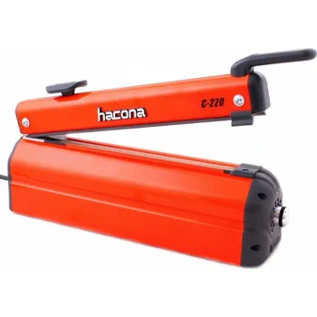 Vakuovačka HACONA C-220, Páková impulsní svářečka folií s ořezem