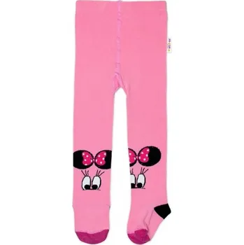 Punčocháče dětské bavlna - MINNIE růžové - vel.80-86