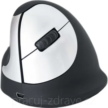Myš HE MOUSE pro leváky bezdrátová myš ergonomická vetikální myš pro velikost dlaně (165-195mm)