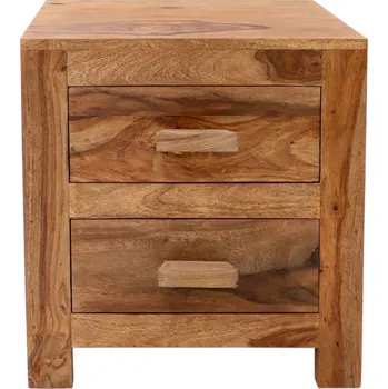 Komoda AV interiery Noční stolek KALI NST 45x40x50 z masívu palisandru Odstín palisandru: natural