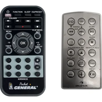 Dálkový ovladač AUNA 10031894, 10031880, KR-400 - dálkový ovladač duplikát